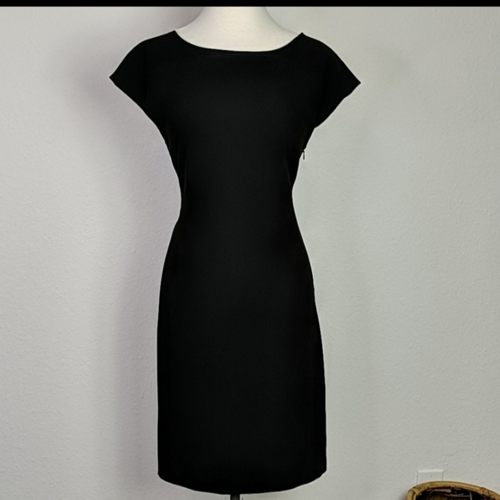 Halston Heritage Ruched Back Shealth Dress NWT 2